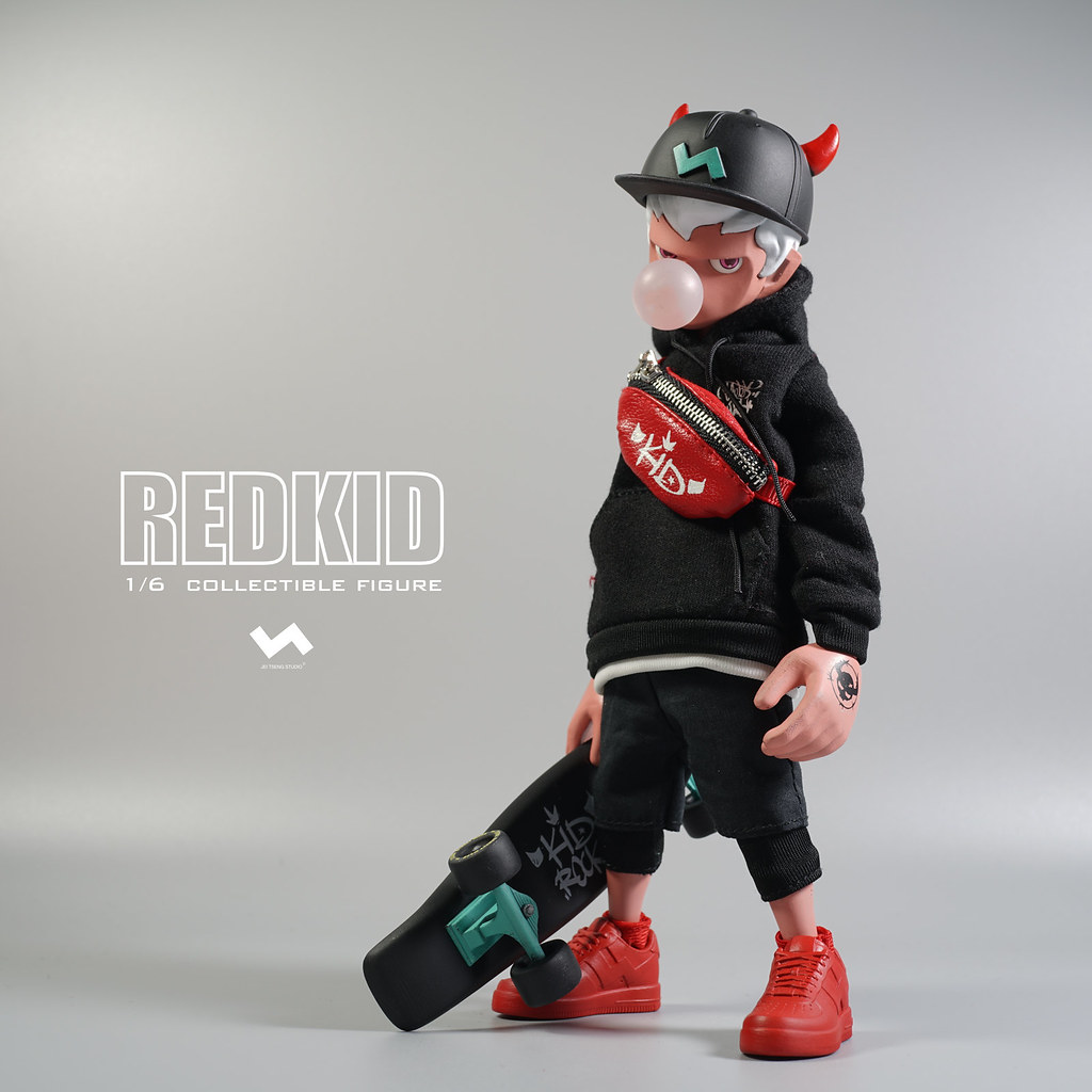 J.T Studio Street Mask 系列【BULL & RedKid】1/6 比例人偶
