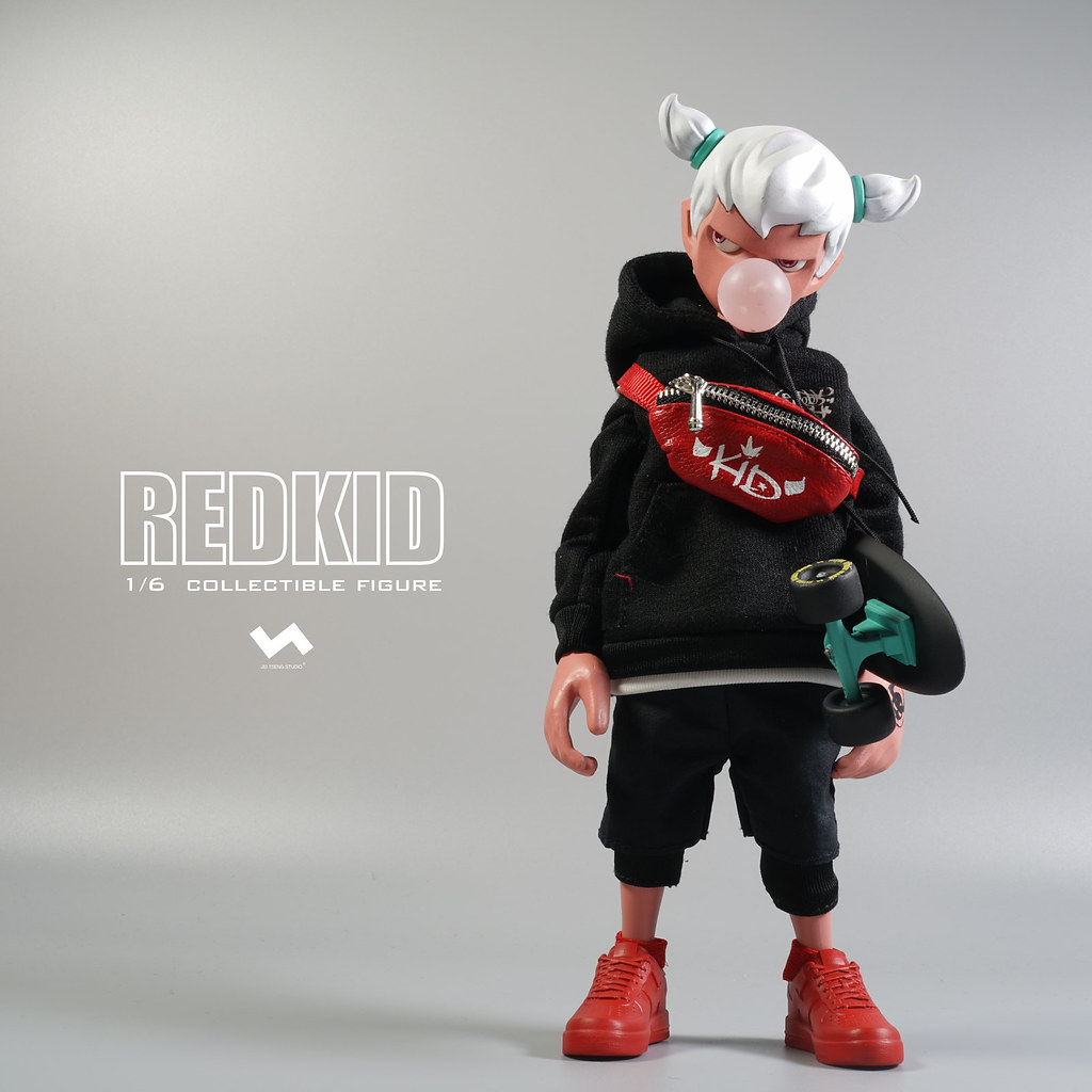 J.T Studio Street Mask 系列【BULL & RedKid】1/6 比例人偶