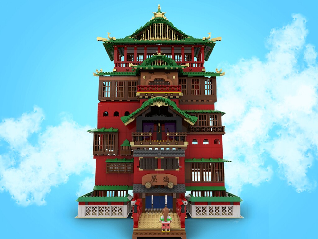 legotruman LEGO Ideas投稿《神隱少女》隱藏經典場景的「油屋」!