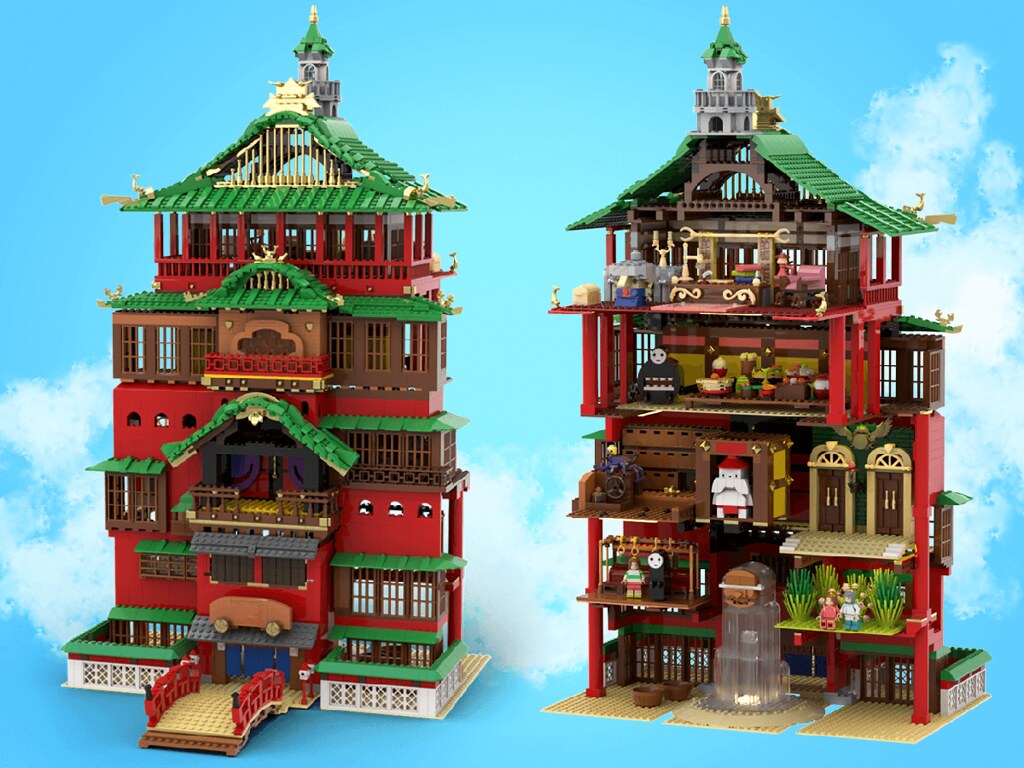legotruman LEGO Ideas投稿《神隱少女》隱藏經典場景的「油屋」!
