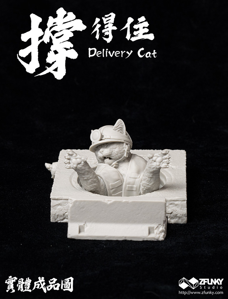 ZFunky Studio 撐得住系列【外送貓手機架】用小肉球幫你撐一波！