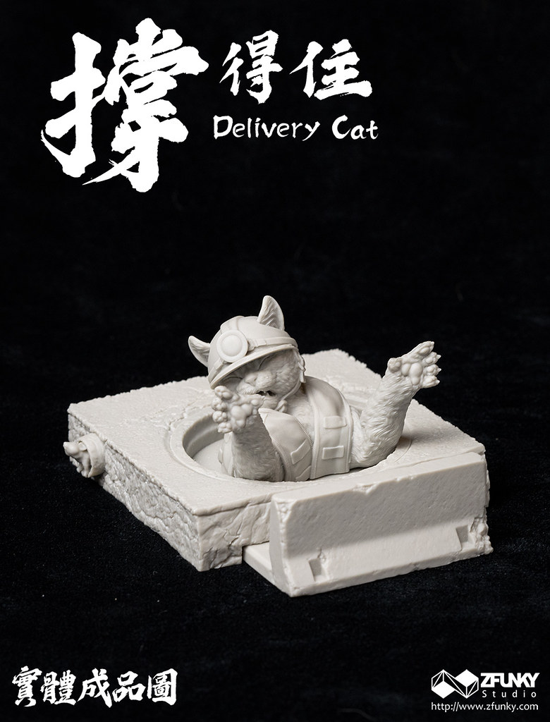 ZFunky Studio 撐得住系列【外送貓手機架】用小肉球幫你撐一波！