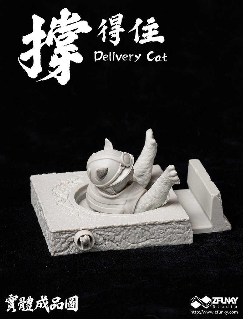 ZFunky Studio 撐得住系列【外送貓手機架】用小肉球幫你撐一波！