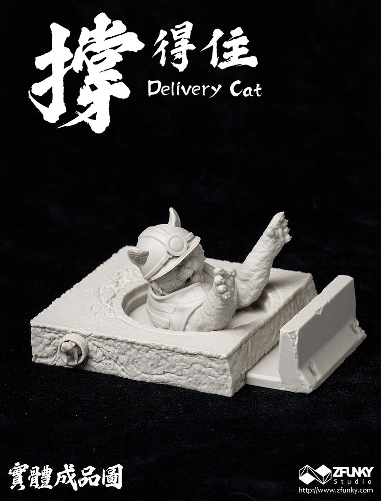 ZFunky Studio 撐得住系列【外送貓手機架】用小肉球幫你撐一波！