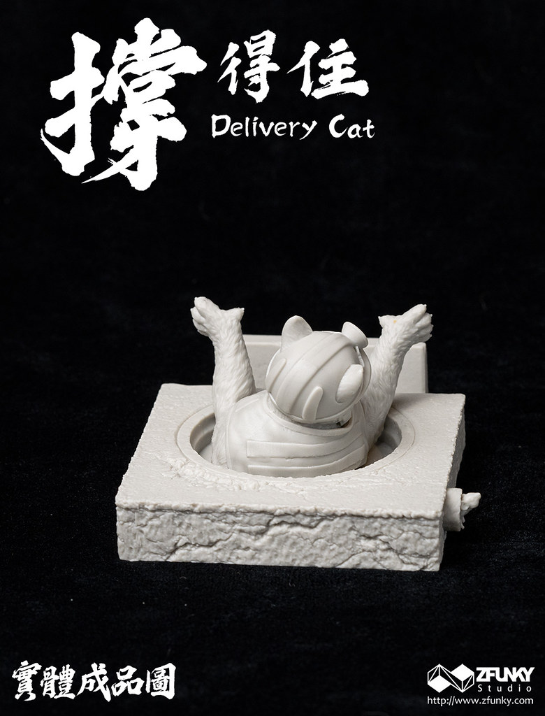 ZFunky Studio 撐得住系列【外送貓手機架】用小肉球幫你撐一波！