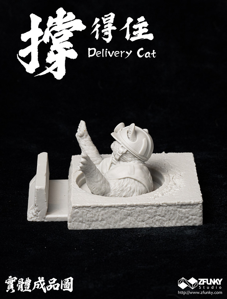 ZFunky Studio 撐得住系列【外送貓手機架】用小肉球幫你撐一波！