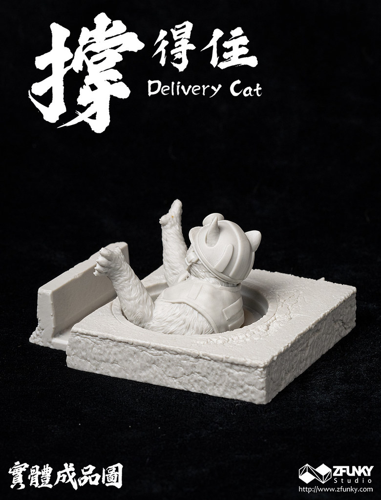 ZFunky Studio 撐得住系列【外送貓手機架】用小肉球幫你撐一波！