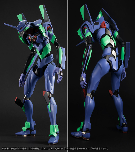 DYNACTION 福音戰士「EVA初號機」公開測試樣品 展示 40 公分高魄力尺寸與可動！