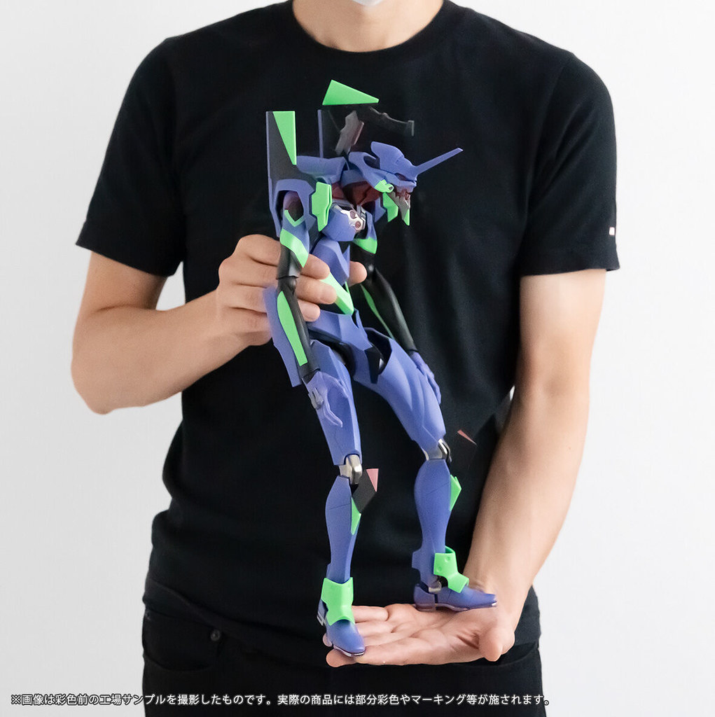 DYNACTION 福音戰士「EVA初號機」公開測試樣品 展示 40 公分高魄力尺寸與可動！