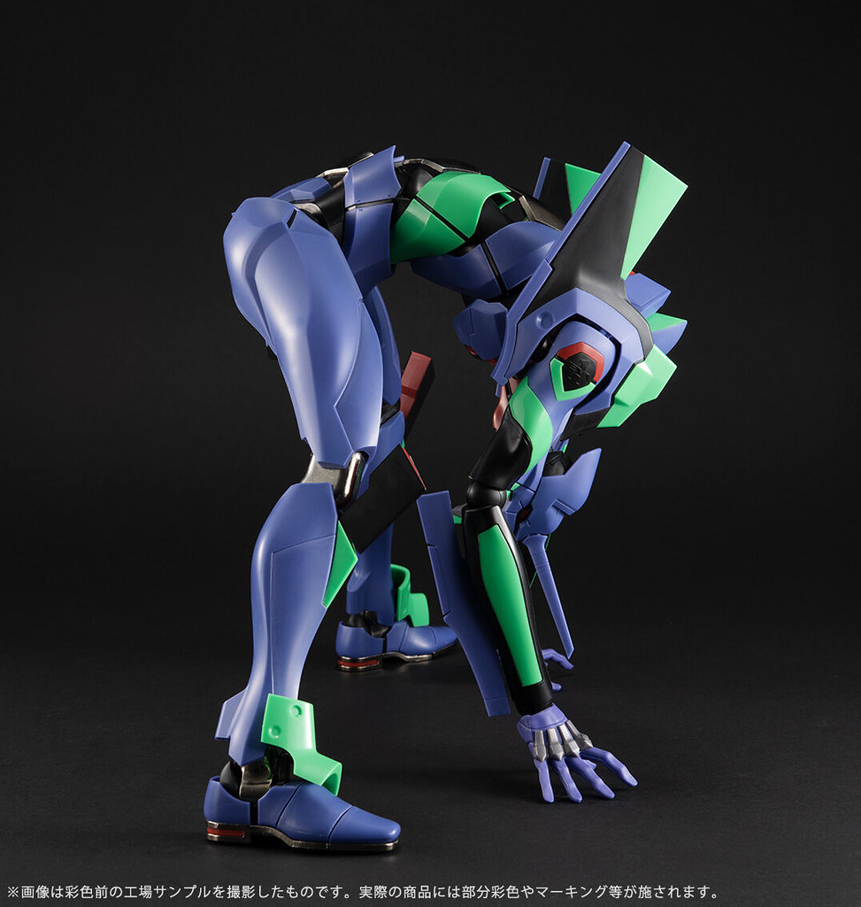 DYNACTION 福音戰士「EVA初號機」公開測試樣品 展示 40 公分高魄力尺寸與可動！