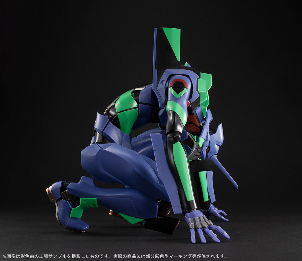 DYNACTION 福音戰士「EVA初號機」公開測試樣品 展示 40 公分高魄力尺寸與可動！