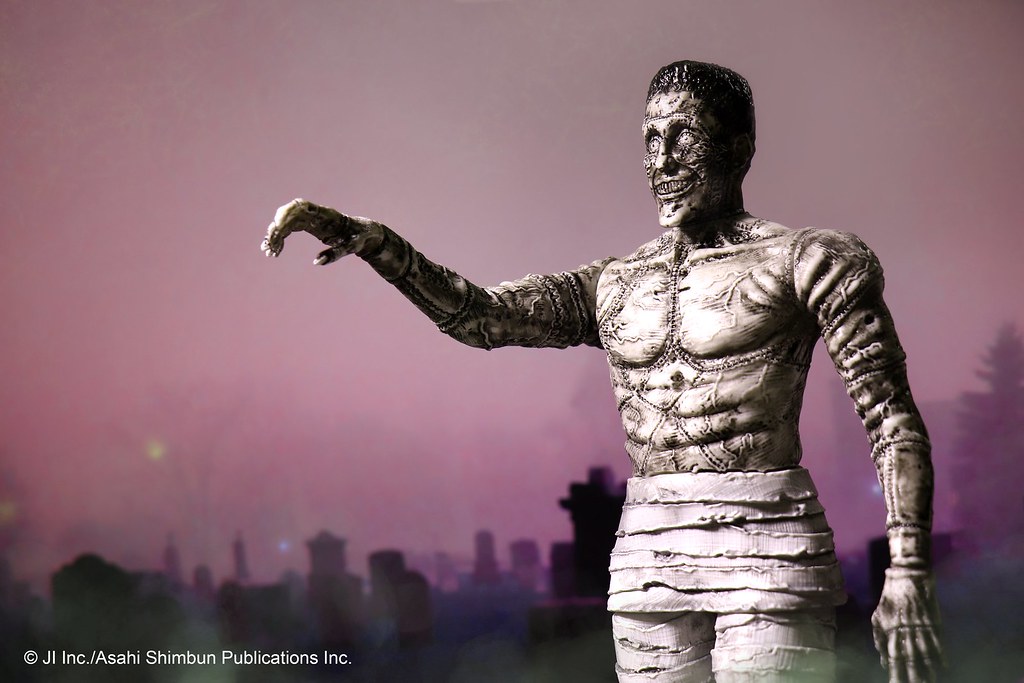 Unbox 將以黑白配色再次推出「伊藤潤二的科學怪人」軟膠作品！