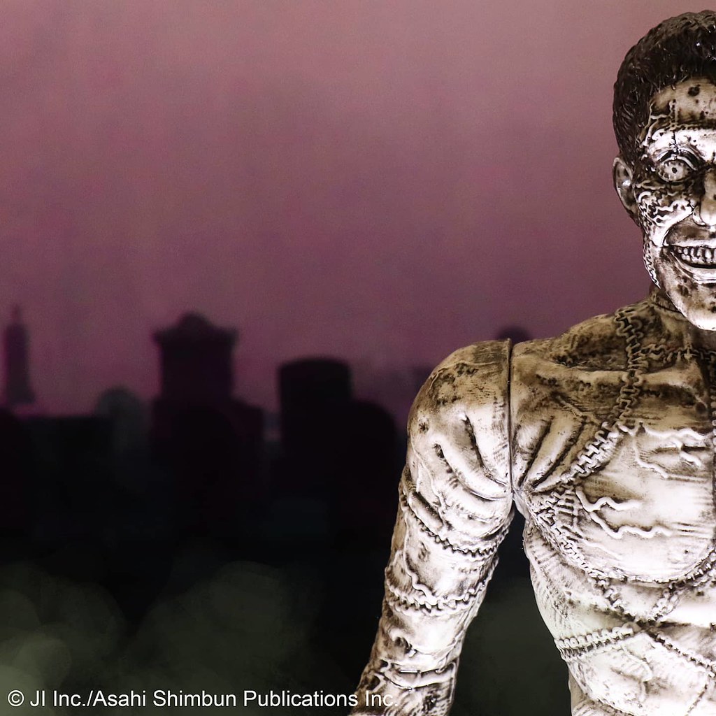 Unbox 將以黑白配色再次推出「伊藤潤二的科學怪人」軟膠作品！