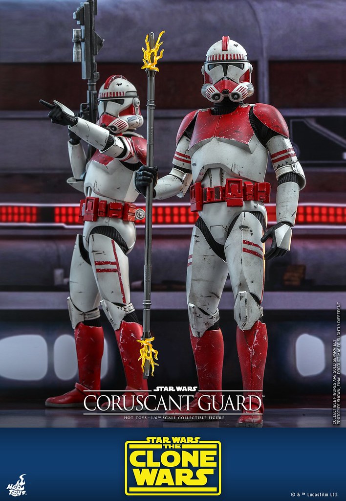 Hot Toys《星際大戰：複製人之戰》科羅森守衛 1/6 比例人偶