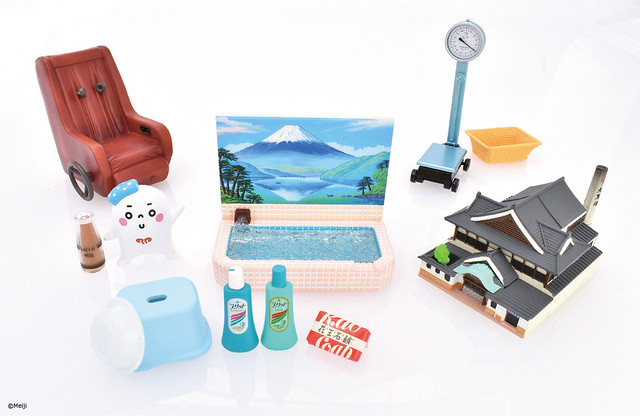 療癒想去日本的心！Kenelephant 錢湯 造型場景盒玩