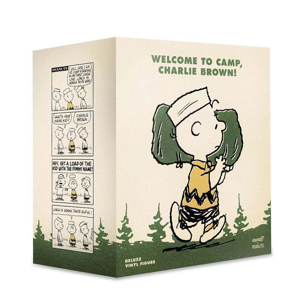 SUPER7 40公分高【查理·布朗】搪膠人偶發表！露營必備玩具就決定是你了