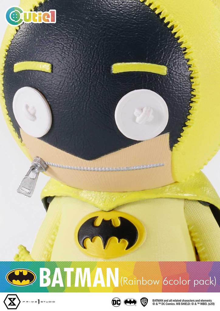 Cutie1系列【蝙蝠俠 彩虹6色套裝】繽紛可愛的布娃娃造型登場～