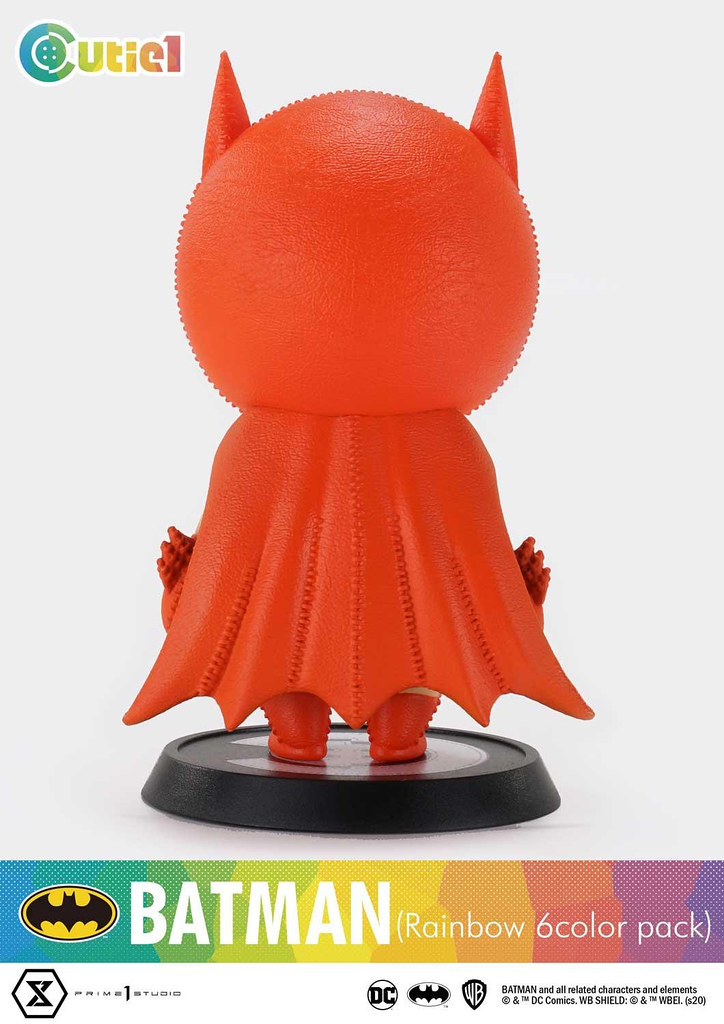 Cutie1系列【蝙蝠俠 彩虹6色套裝】繽紛可愛的布娃娃造型登場～