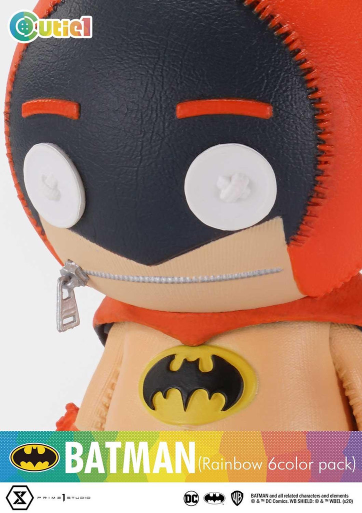 Cutie1系列【蝙蝠俠 彩虹6色套裝】繽紛可愛的布娃娃造型登場～