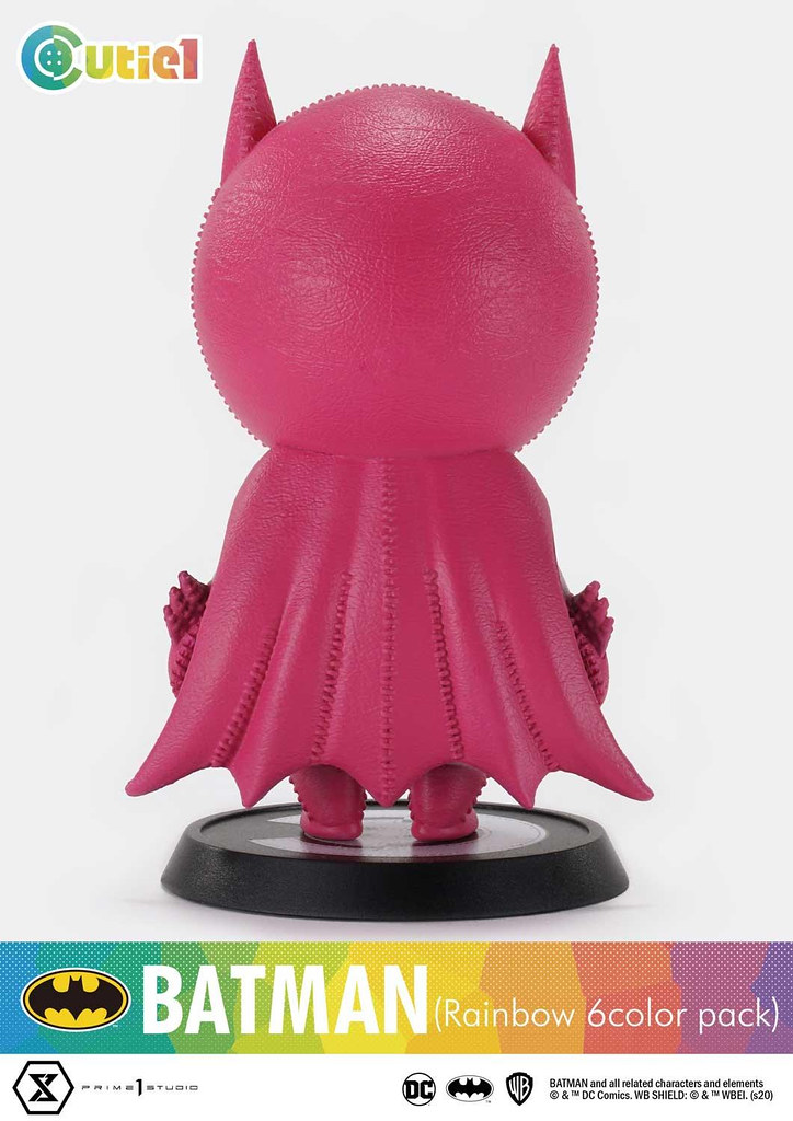 Cutie1系列【蝙蝠俠 彩虹6色套裝】繽紛可愛的布娃娃造型登場～