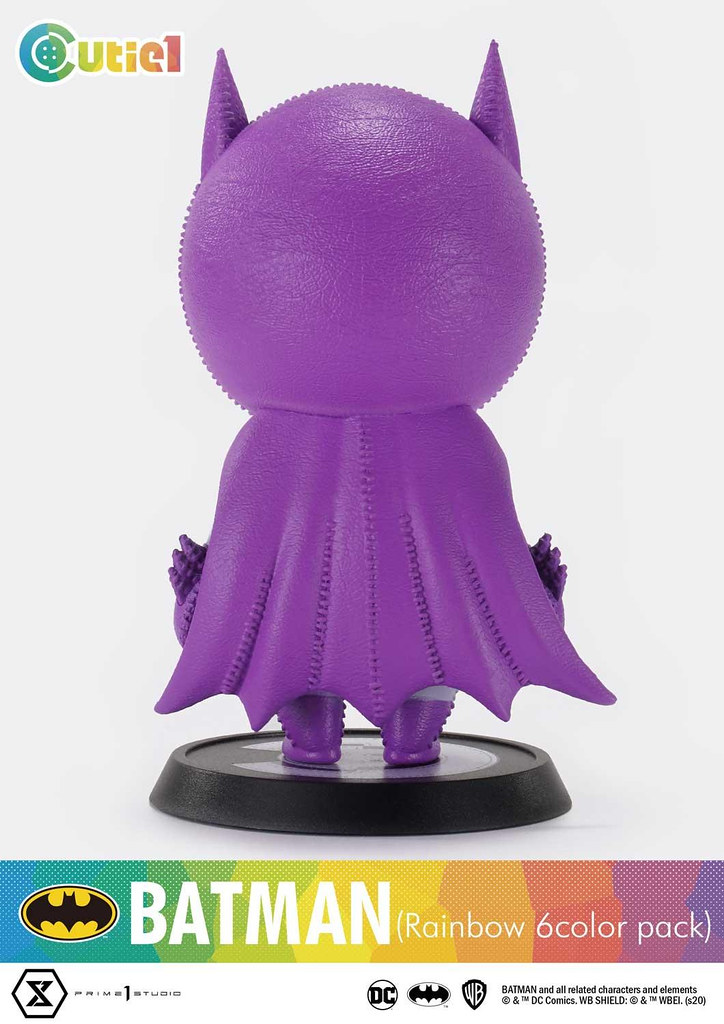 Cutie1系列【蝙蝠俠 彩虹6色套裝】繽紛可愛的布娃娃造型登場～