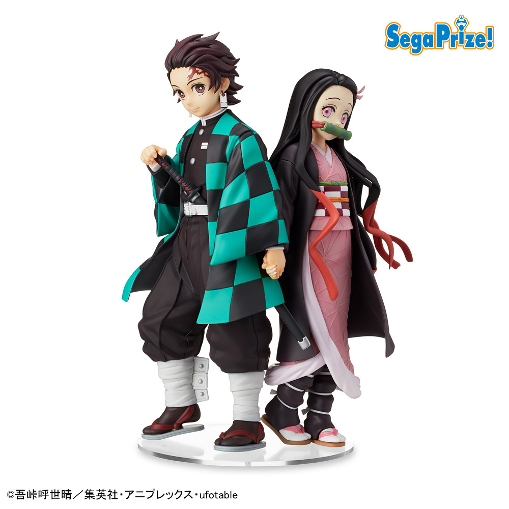 SEGA景品《鬼滅之刃》竈門炭治郎、竈門禰豆子SPM FIGURE 牽手