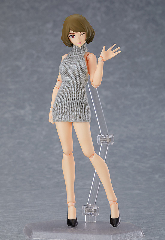 玩具界的童貞殺來啦！figma Styles「露背毛衣」大露美背性感登場