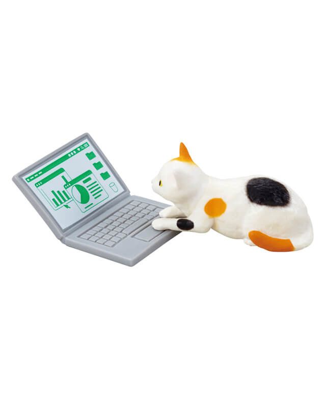 貓奴一定懂!EPOCH「在家工作的搗亂貓」轉蛋又來了 就是不讓你好好工作~