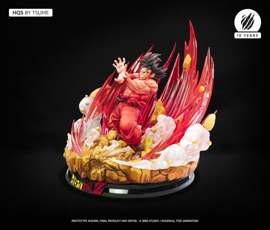 Tsume-Art HQS《七龍珠Z》超魄力「界王拳悟空」1/6比例場景雕像 四倍霸氣全開!