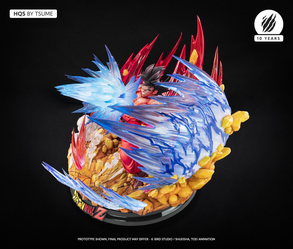 Tsume-Art HQS《七龍珠Z》超魄力「界王拳悟空」1/6比例場景雕像 四倍霸氣全開!
