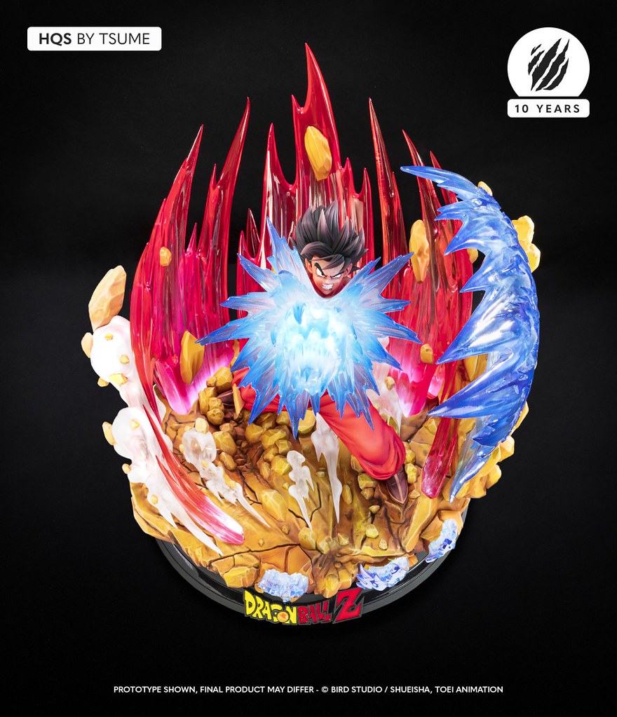 Tsume-Art HQS《七龍珠Z》超魄力「界王拳悟空」1/6比例場景雕像 四倍霸氣全開!