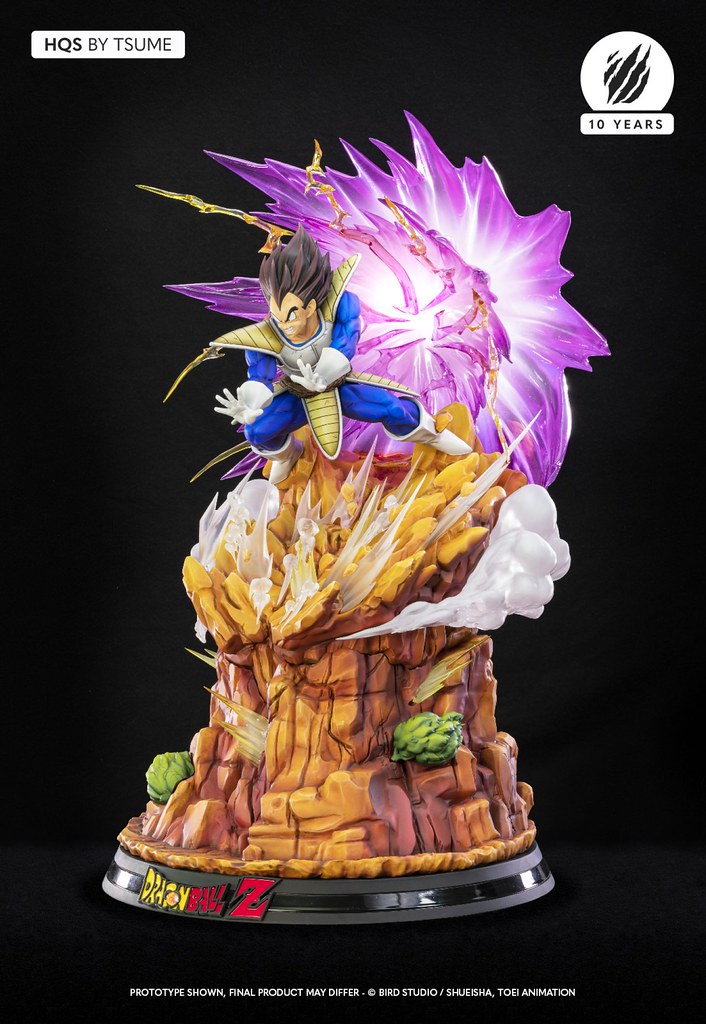 Tsume-Art HQS《七龍珠Z》超衝擊「加利克砲 貝吉塔」1/6比例場景雕像 必殺登場!