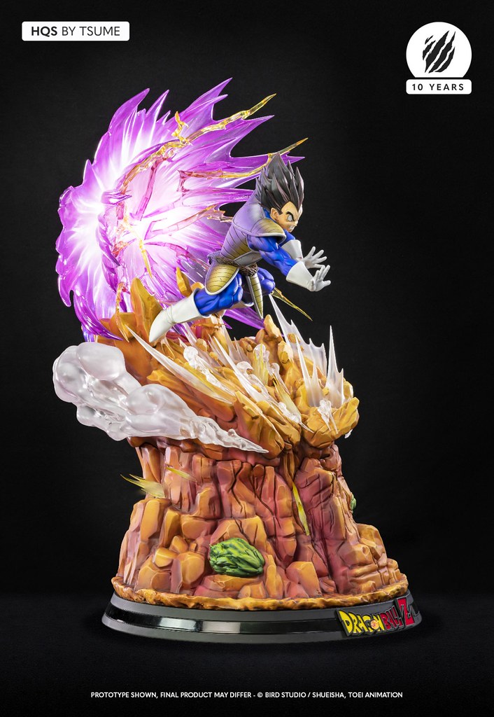 Tsume-Art HQS《七龍珠Z》超衝擊「加利克砲 貝吉塔」1/6比例場景雕像 必殺登場!