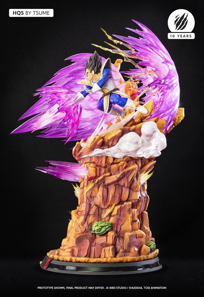 Tsume-Art HQS《七龍珠Z》超衝擊「加利克砲 貝吉塔」1/6比例場景雕像 必殺登場!