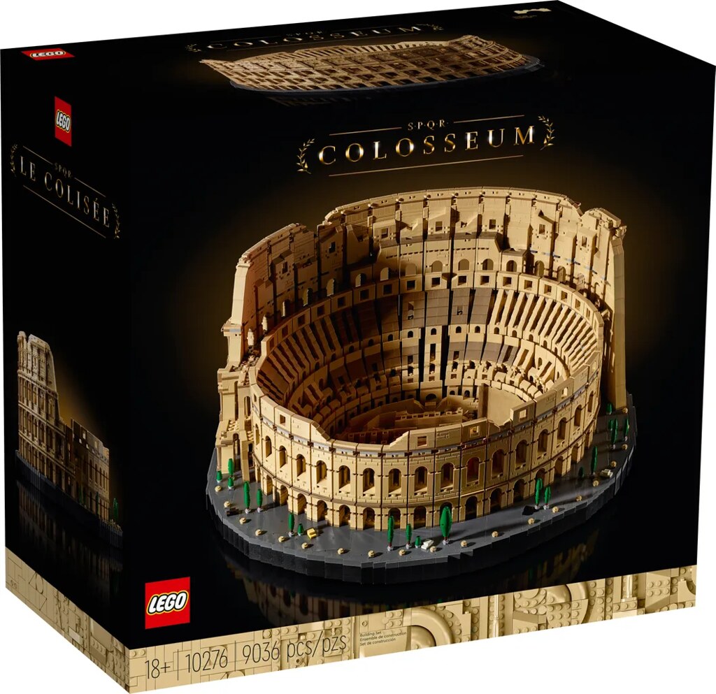 LEGO 10276 創意系列【羅馬競技場】零件數史上最多！世界七大奇蹟之一 