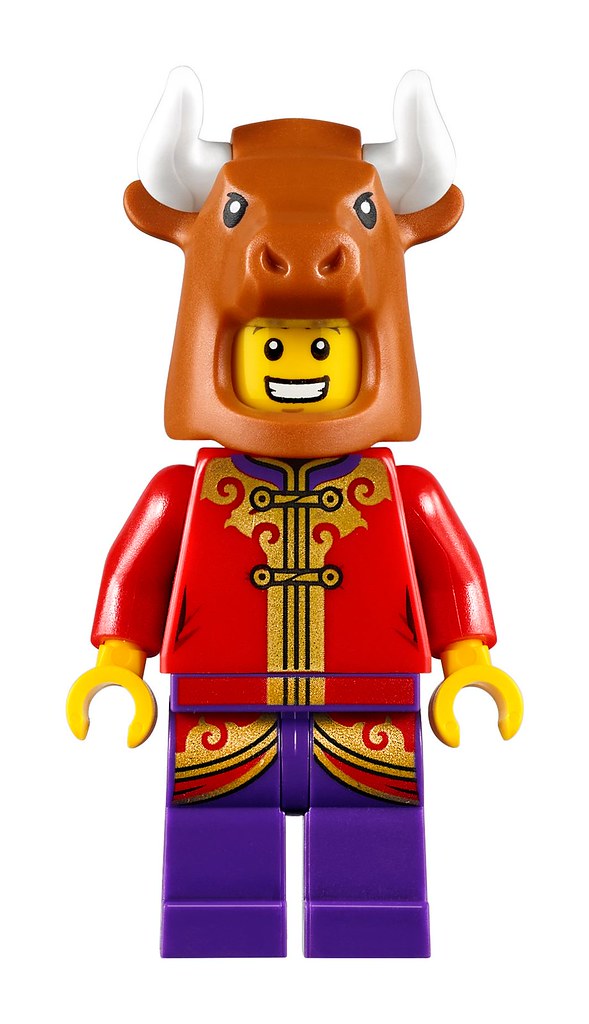 LEGO 三款2021年農曆春節主題盒組發表!會發光的紅牛雕像模型、搶眼年獸登場