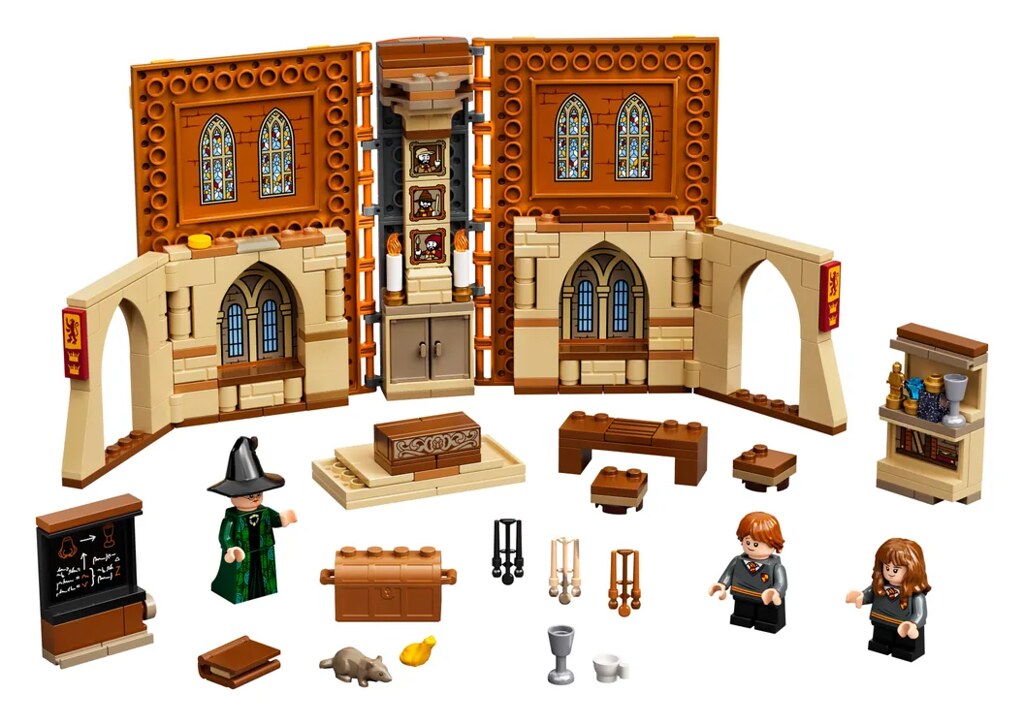 LEGO 76382~76385《哈利波特》Hogwarts Moment 四款盒組發表!翻開課本一起學習魔法吧~