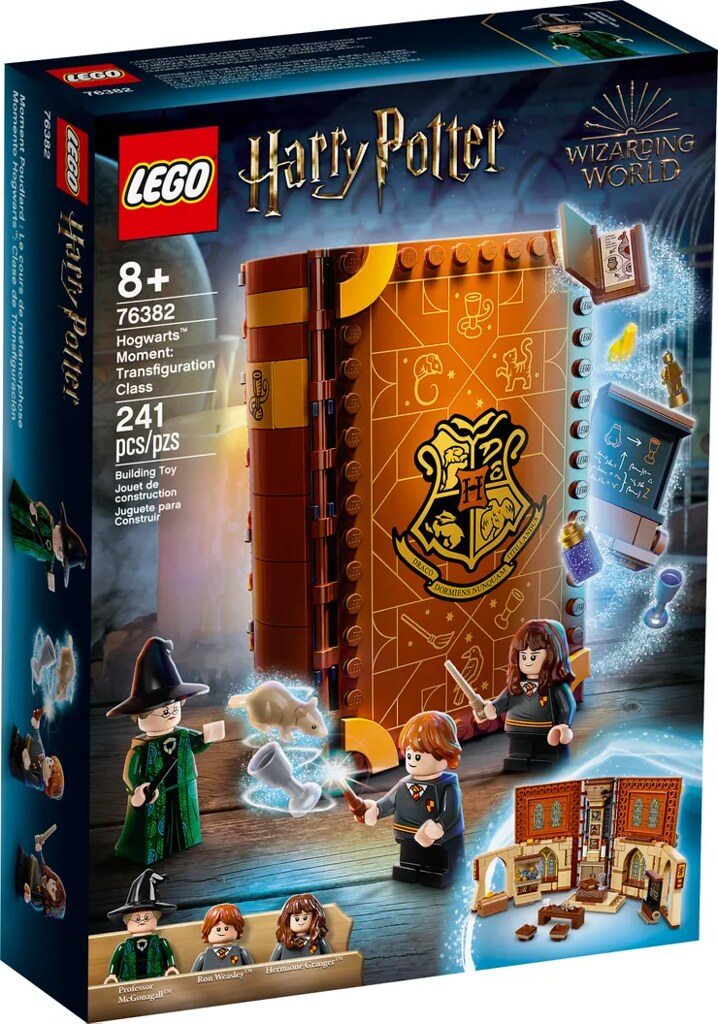 LEGO 76382~76385《哈利波特》Hogwarts Moment 四款盒組發表!翻開課本一起學習魔法吧~