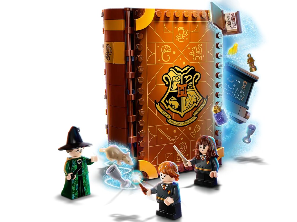 LEGO 76382~76385《哈利波特》Hogwarts Moment 四款盒組發表!翻開課本一起學習魔法吧~