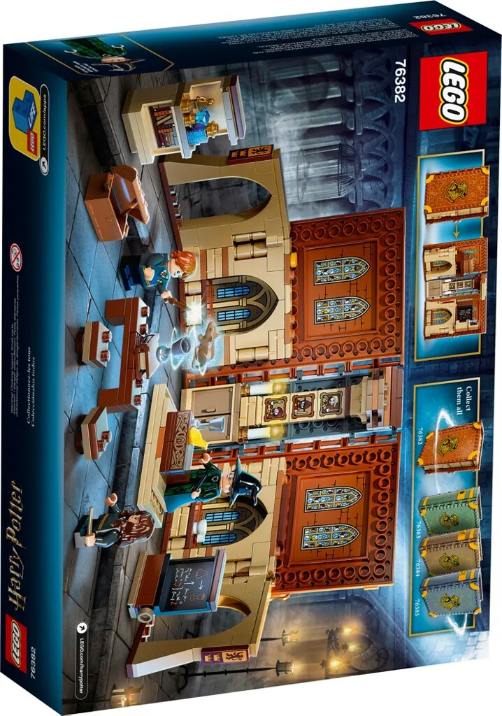 LEGO 76382~76385《哈利波特》Hogwarts Moment 四款盒組發表!翻開課本一起學習魔法吧~