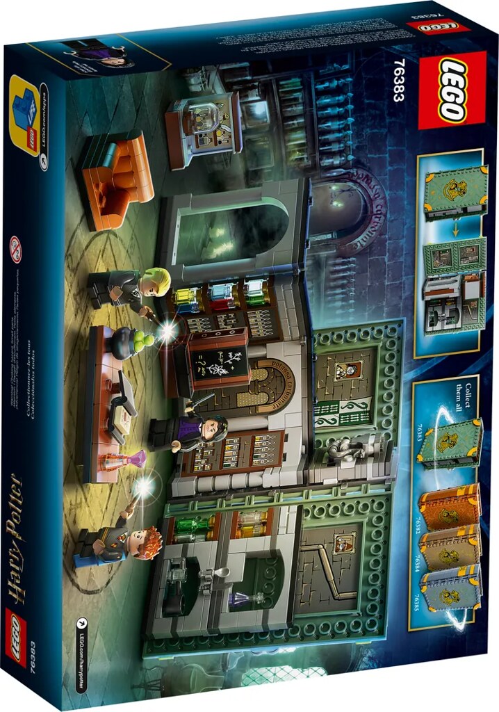 LEGO 76382~76385《哈利波特》Hogwarts Moment 四款盒組發表!翻開課本一起學習魔法吧~