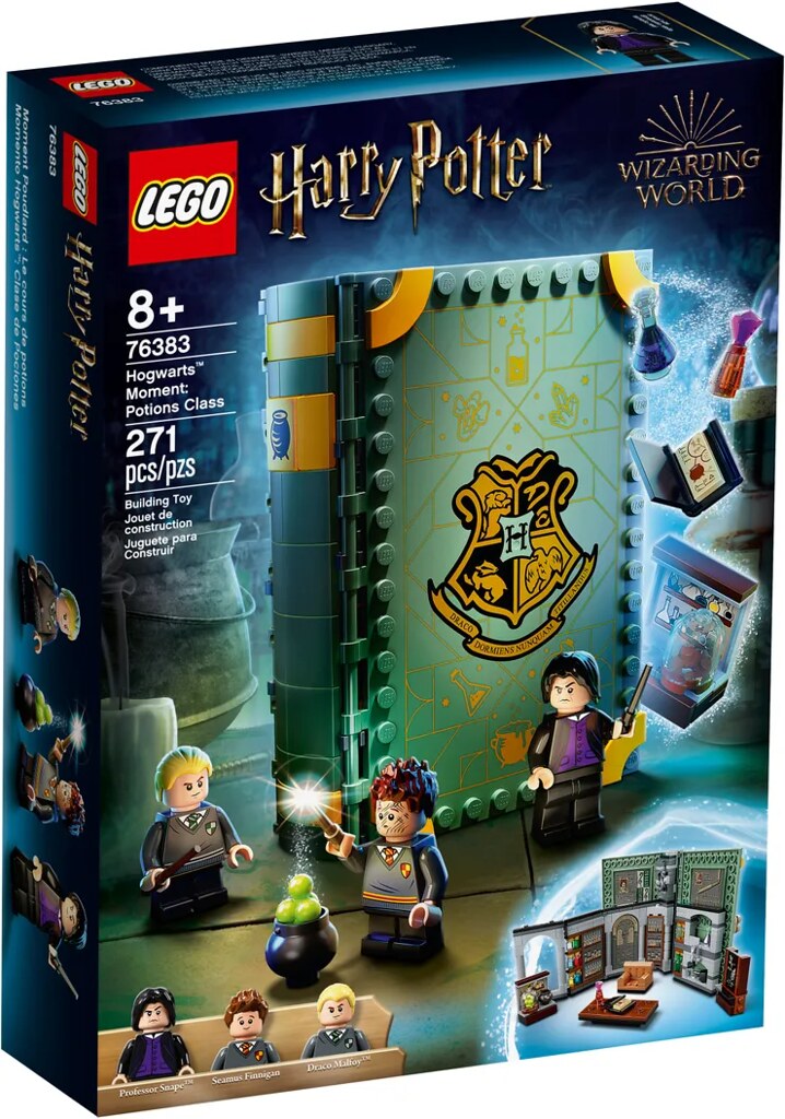 LEGO 76382~76385《哈利波特》Hogwarts Moment 四款盒組發表!翻開課本一起學習魔法吧~