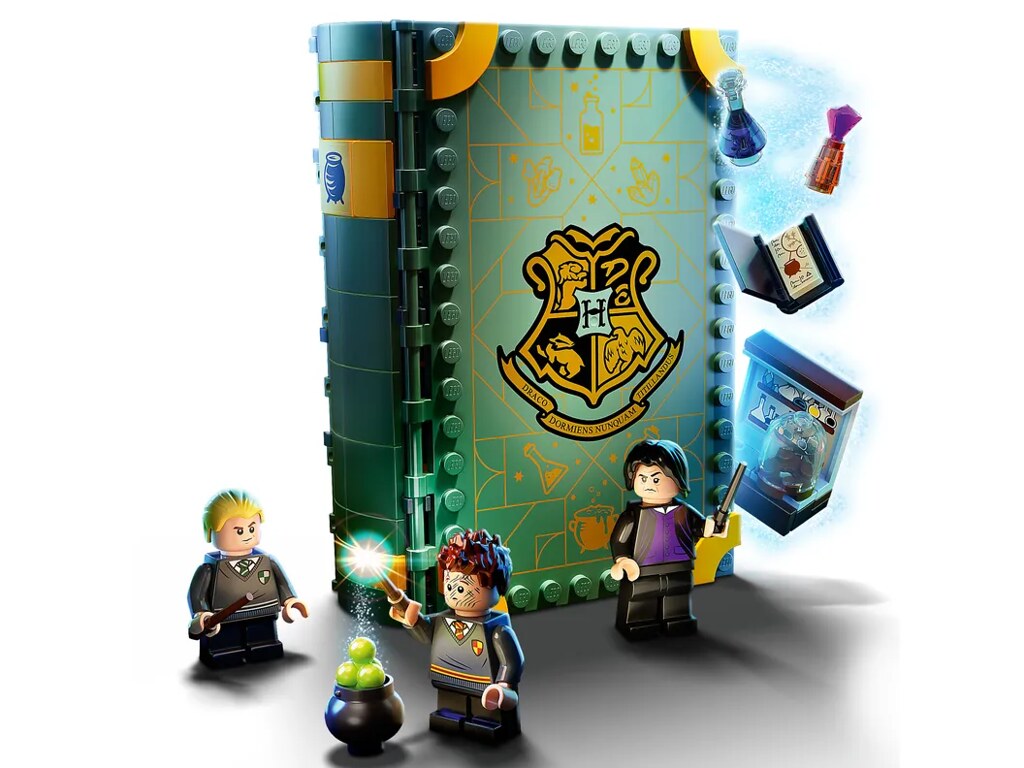 LEGO 76382~76385《哈利波特》Hogwarts Moment 四款盒組發表!翻開課本一起學習魔法吧~