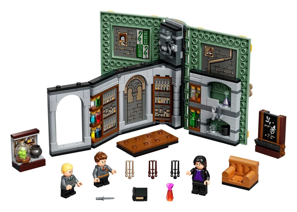 LEGO 76382~76385《哈利波特》Hogwarts Moment 四款盒組發表!翻開課本一起學習魔法吧~
