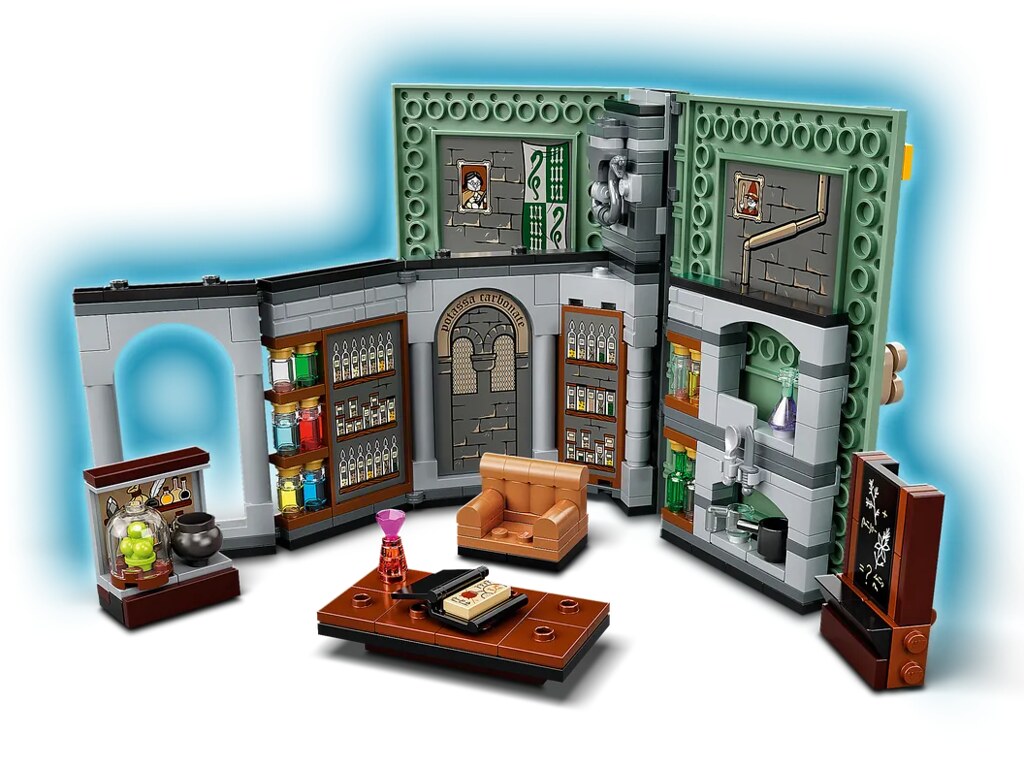 LEGO 76382~76385《哈利波特》Hogwarts Moment 四款盒組發表!翻開課本一起學習魔法吧~