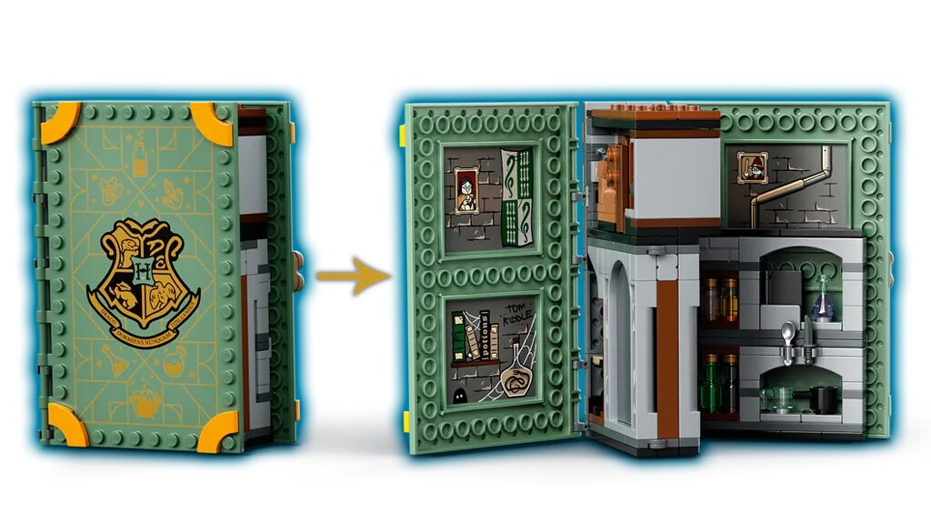 LEGO 76382~76385《哈利波特》Hogwarts Moment 四款盒組發表!翻開課本一起學習魔法吧~