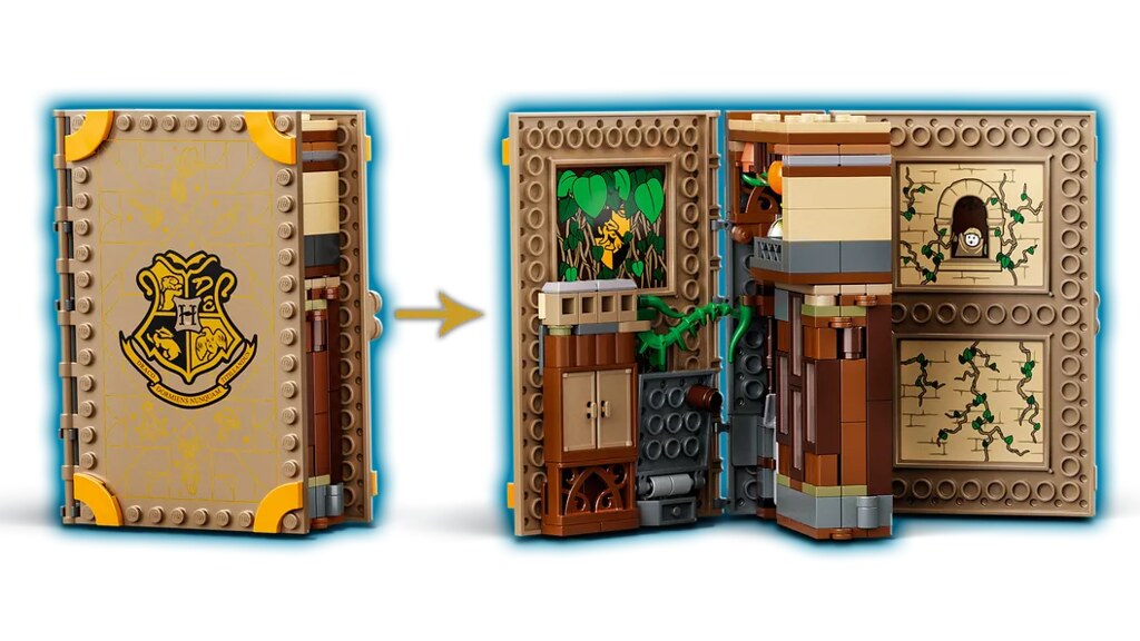 LEGO 76382~76385《哈利波特》Hogwarts Moment 四款盒組發表!翻開課本一起學習魔法吧~