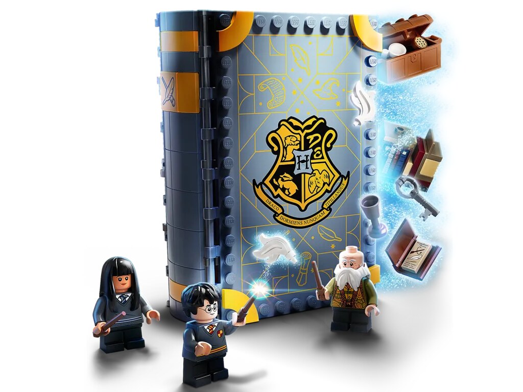 LEGO 76382~76385《哈利波特》Hogwarts Moment 四款盒組發表!翻開課本一起學習魔法吧~