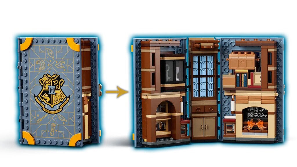 LEGO 76382~76385《哈利波特》Hogwarts Moment 四款盒組發表!翻開課本一起學習魔法吧~