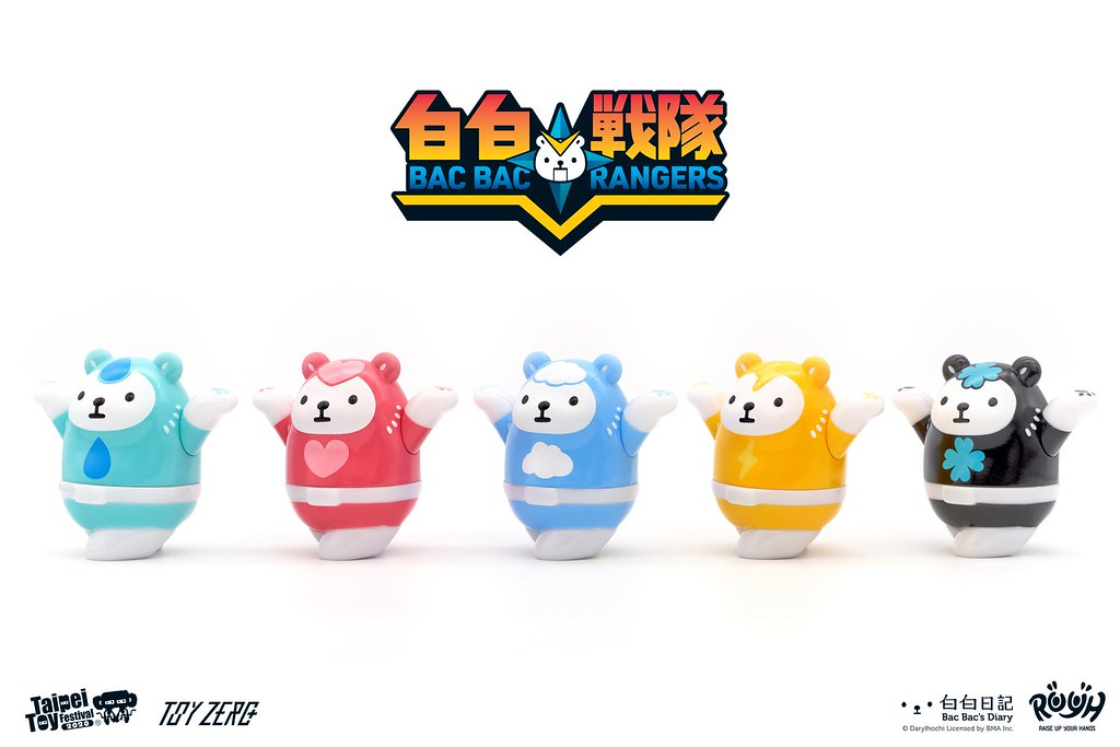 Toyzeroplus R.Y.U.H.系列「白白戰隊」將於【TTF2020】降臨!保護世界不受白白巨獸侵襲